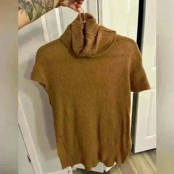 Free people short sleeve tunic sweater - Picture 1 of 5